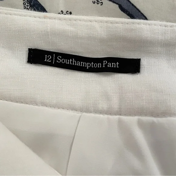 Talbots White Linen Trousers - Picture 16 of 16